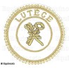 Badge / Macaron GLNF – Grande tenue provinciale – Grand Archiviste – Lutèce – Brodé main